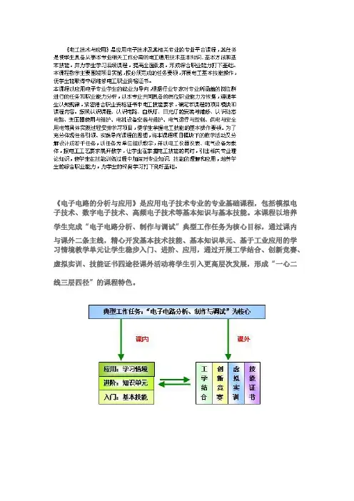 电子电路的分析与应用