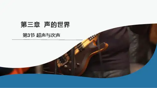 超声与次声 课件 初中物理沪科版八年级全一册