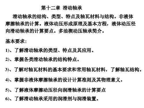 机械设计中的滑动轴承设计部分完整全解