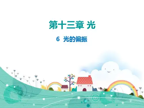 高中物理选修3-4优质课件7：13.6 光的偏振