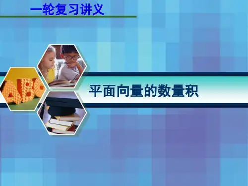 高考数学一轮复习讲义平面向量数量积