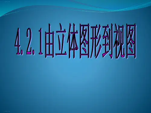 华东师大版数学七年级上册由立体图形到视图PPT教学课件3