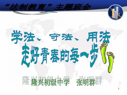 学法守法用法上课课件.ppt