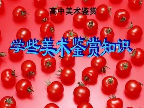 第一课.学些美术鉴赏知识