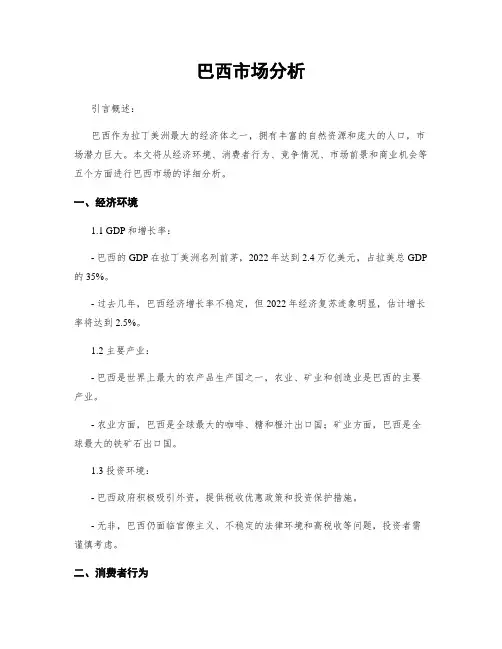 巴西市场分析