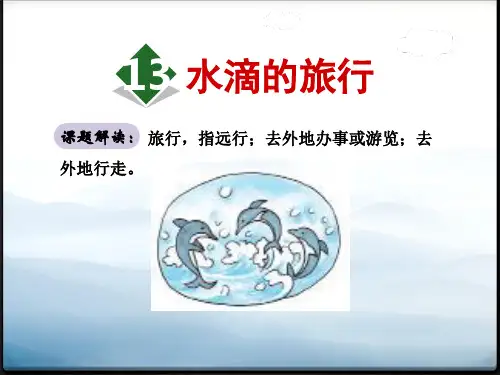 《水滴的旅行》PPT【优秀课件PPT】