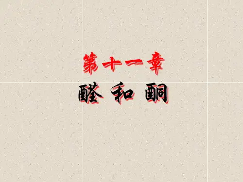 有机化学 第十一章 醛和酮