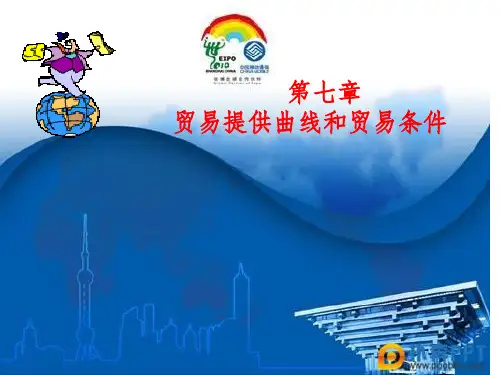 国际贸易学-提供曲线