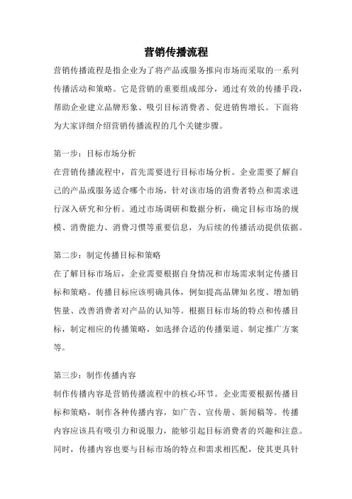 营销传播流程