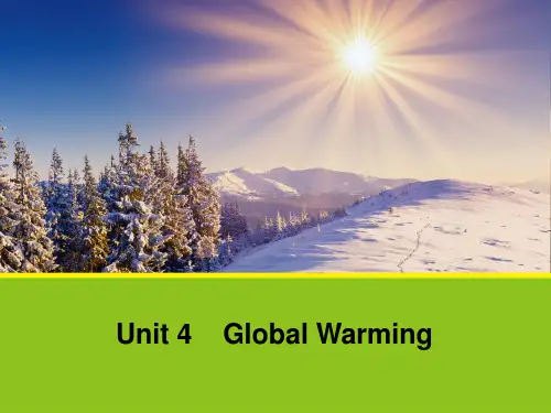 高中英语unit4globalwarmingwarmingupandreading16英语