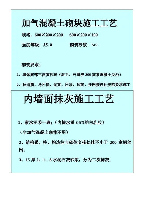 样板间施工工艺标志牌