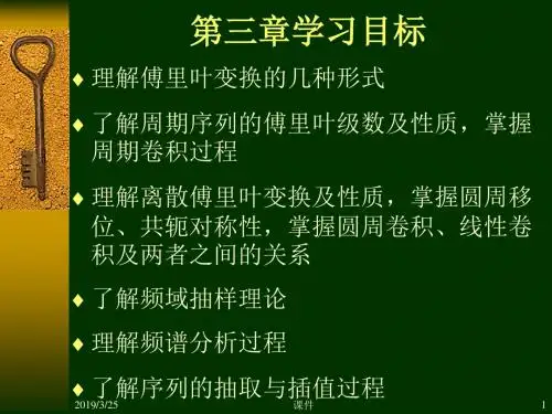 数字信号处理DSP第三章1 离散傅里叶变换-PPT精选文档