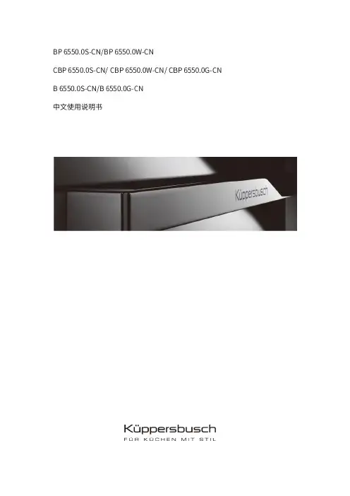 Kuppersbusch BP 6550.0S-CN烤箱说明书