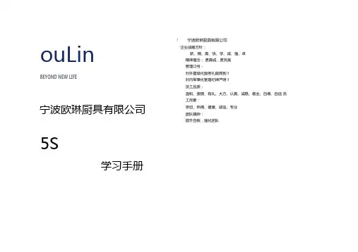 5S小册子