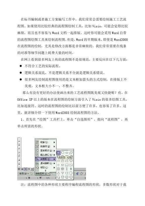 教你如何制作流程图