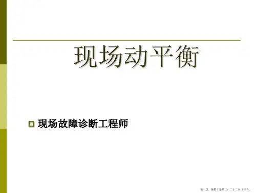 动平衡原理及案例