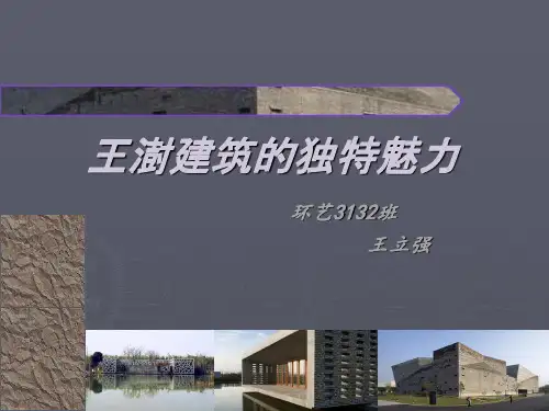 王澍建筑的独特魅力