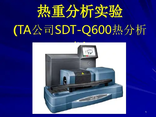 TG 热分析ppt课件