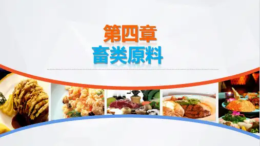 烹饪原料知识教学课件第四章畜类原料