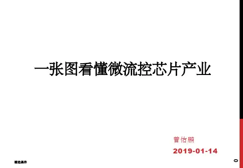 一张图看懂微流控芯片产业ppt课件