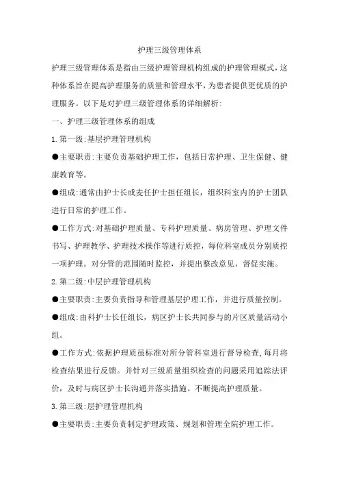 护理三级管理体系