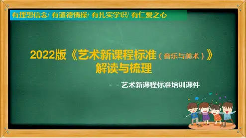 2022版艺术培训课件《艺术课程标准(小学音乐美术)》PPT课件