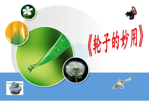 (五上)科学优秀课件-1.5 轮子的妙用｜冀教版 PPT(23页)