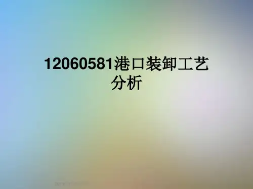 12060581港口装卸工艺分析