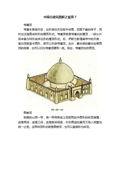 中国古建筑图解之屋顶7