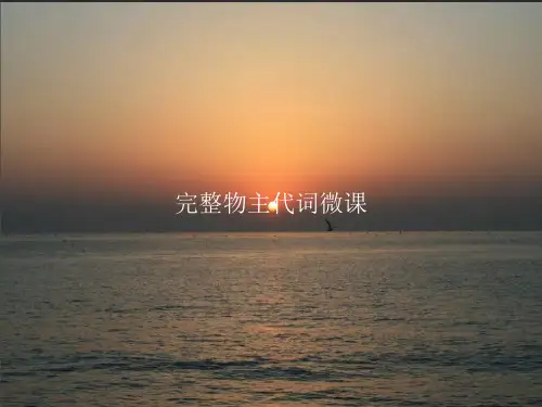 《完整物主代词微课》PPT课件教案