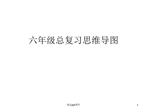 六年级总复习思维导图ppt课件