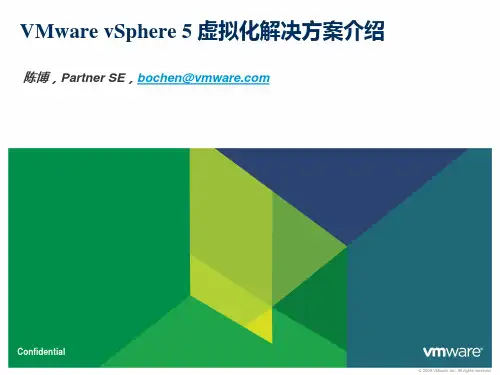 VMwarevSphere解决方案介绍vPPT课件