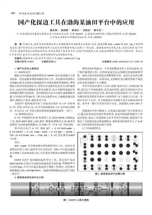 国产化探边工具在渤海某油田平台中的应用