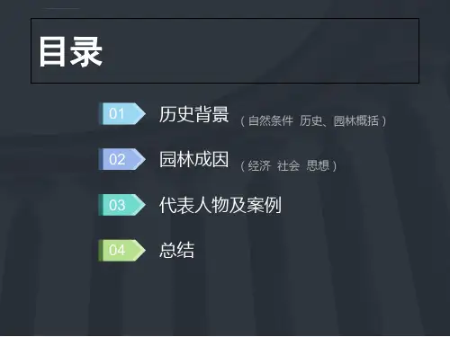 景观西方园林ppt课件