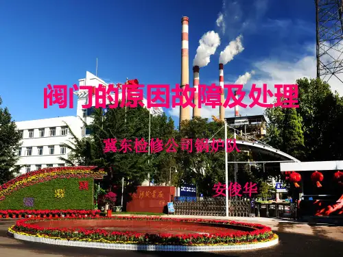 各种阀门故障原因及处理.