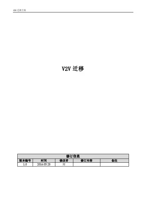 VMware虚拟机迁移至openstack平台  v2v