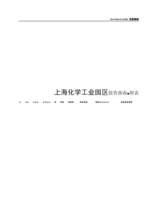 上海化学工业园区投资指南附表.pdf