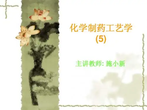化学制药工艺学 (5-6)