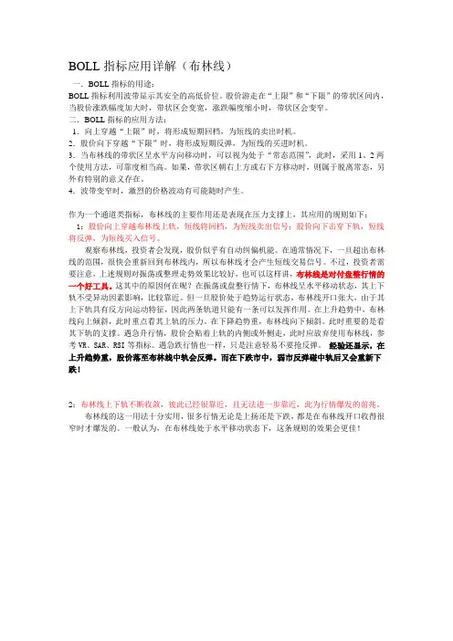 boll线实战技巧