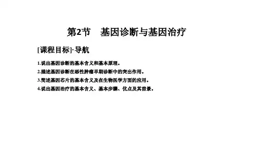人教版高中生物选修二课件：1.2基因诊断与基因治疗