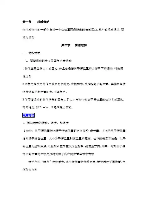 机械波知识点