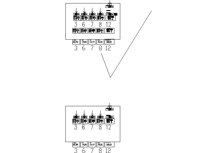  某地1S014Q178182 红岩村立交桥盖梁钢筋布置图(一五)cad图