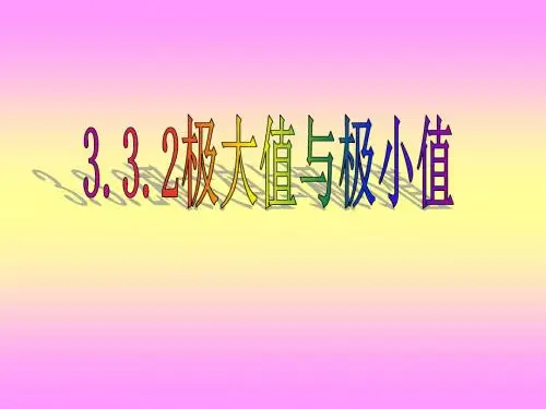极大值与极小值 (优质课件)