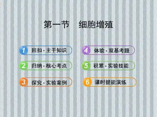2013版高中生物1.5.1《细胞增殖》课件(苏教版必修1)