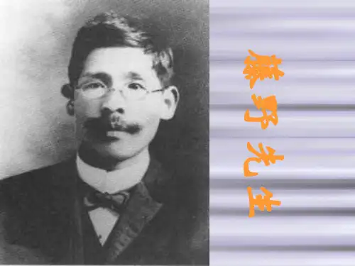 人教版(新课程标准)语文藤野先生课件