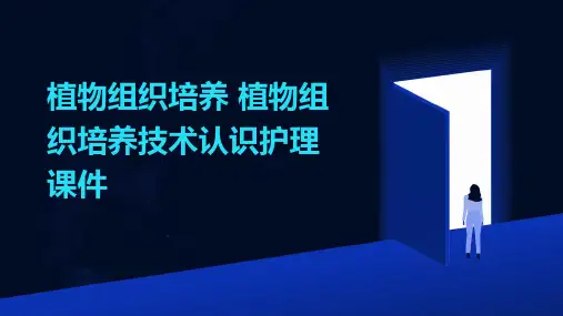 植物组织培养 植物组织培养技术认识护理课件