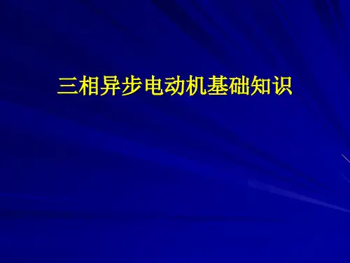 三相异步电动机基础知识培训PPT课件
