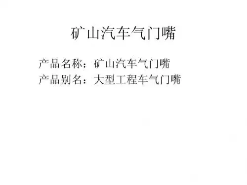 矿山汽车气门嘴