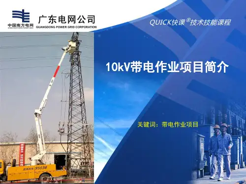 10kV带电作业项目培训内部资料PPT课件