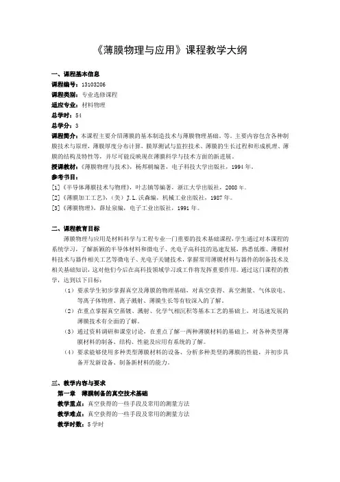 13103206-薄膜物理与应用